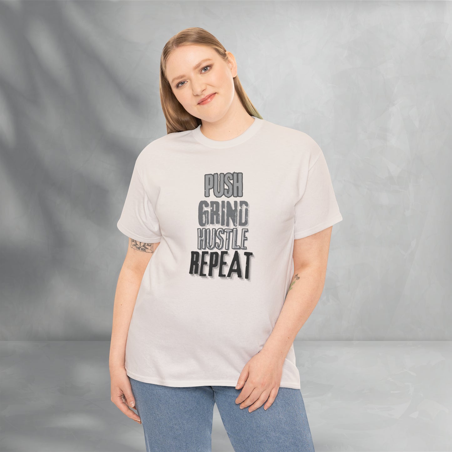 Push Grind Hustle Repeat Tee