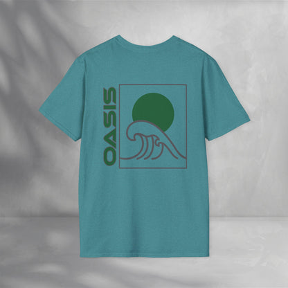 Green Sun Wave Tee